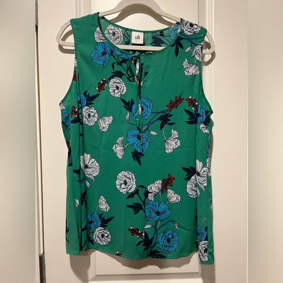 CAbi Primrose Floral Sleeveless Blouse - Picture 1 of 2